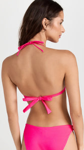Peixoto Women's Amerie Macrame Bikini Top