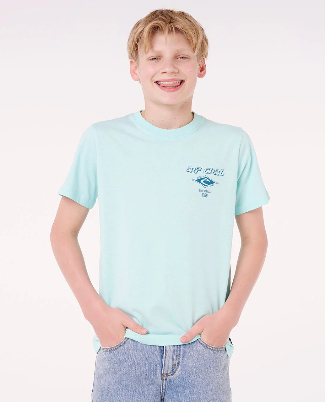 Rip Curl Boys Fadeout Icon Short Sleeve T-Shirt