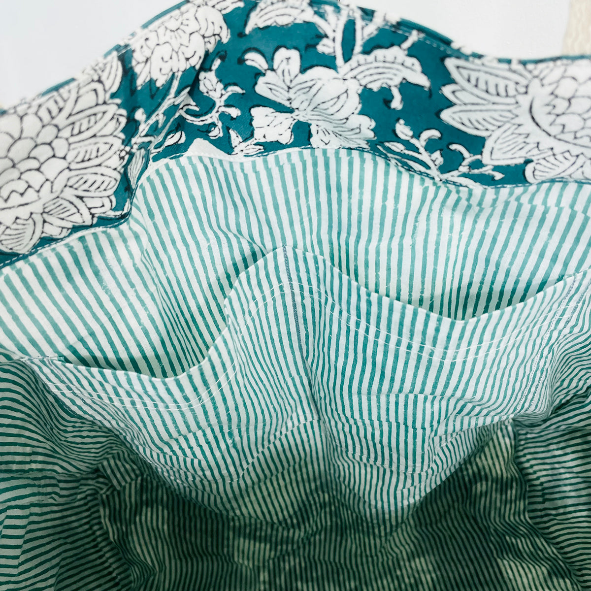 Anju Block Printed Canvas Bag