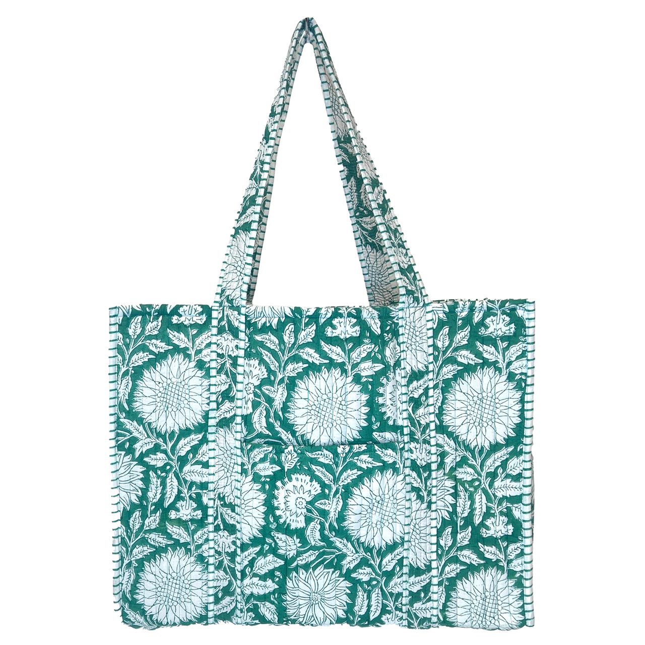 Anju Quilted Tote Bag with Travel Pouch