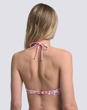 Sundek Women's Ioni - Bikini Top With Adjustable Straps Behind The Neck SK23 Print
