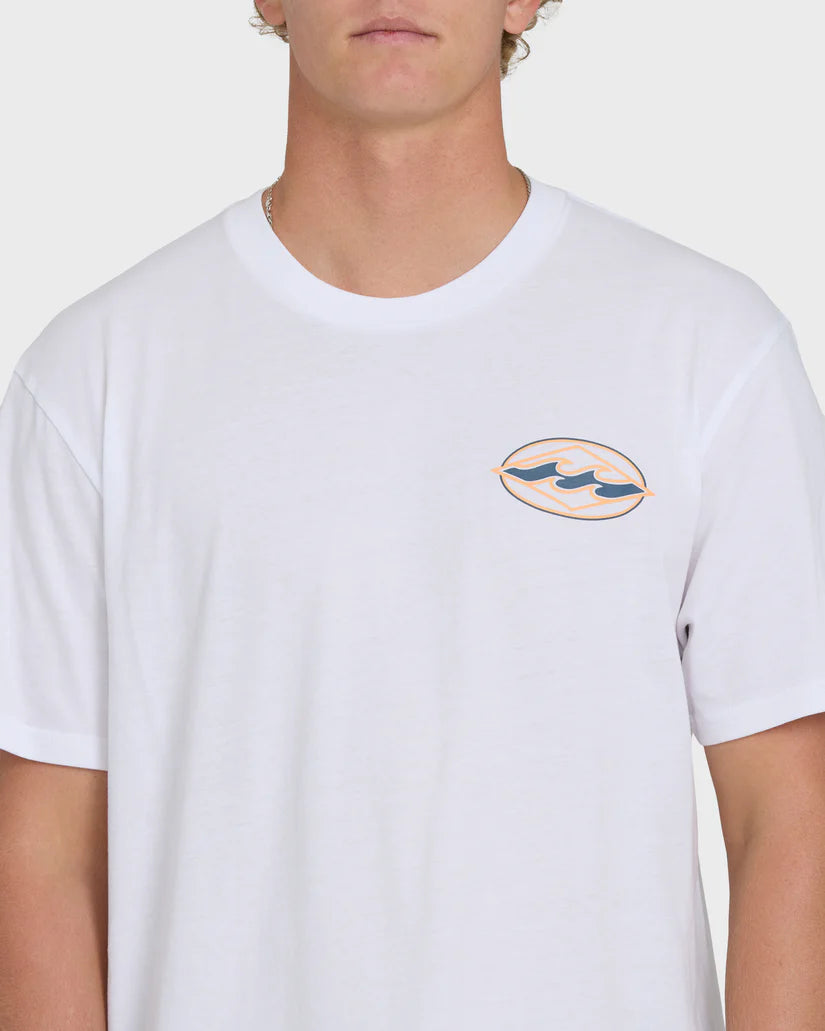 Billabong Men's Rotor Diamond Premium Graphic Short Sleeve T-Shirt