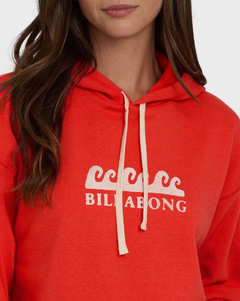 Billabong Women's Surfing In Town Pull Over Hoodie