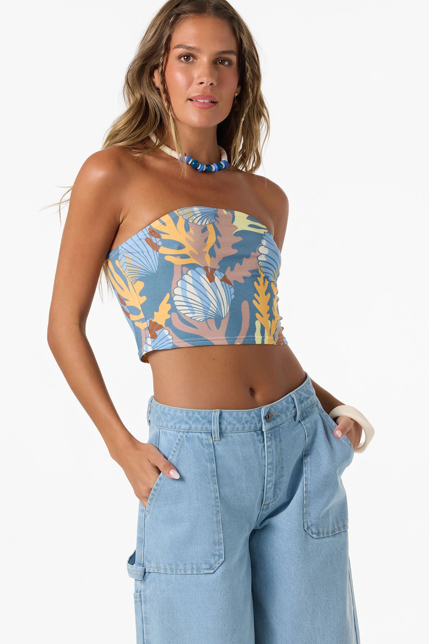 O'Neill Women's Adeline Geo Tube Top