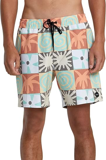 RVCA Mens Atlas 17" Elastic Boardshorts