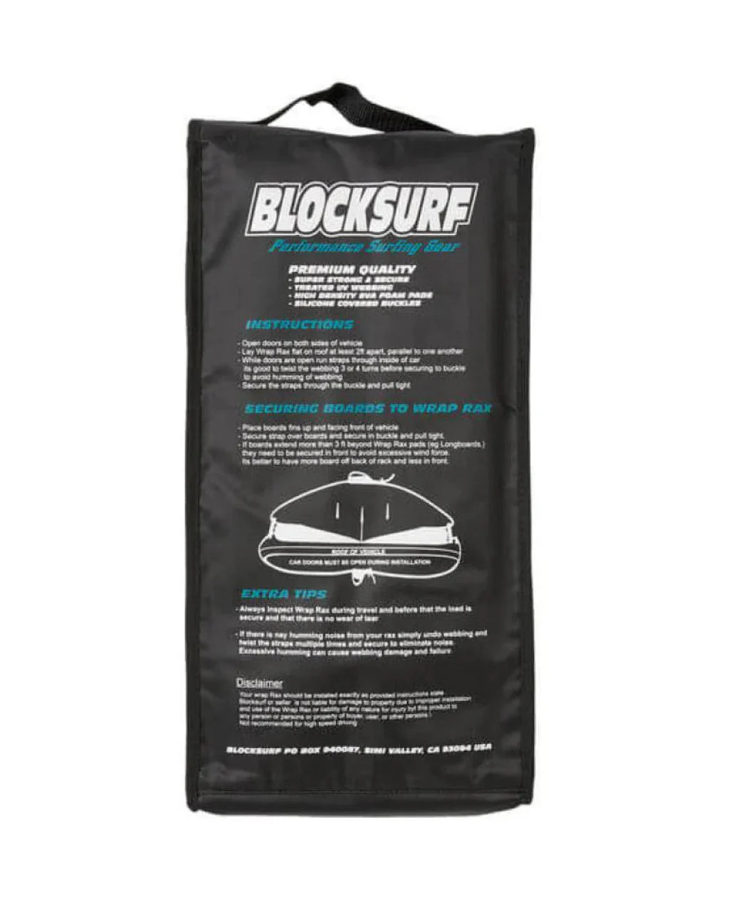 Blocksurf Single Surfboard Roof Rack