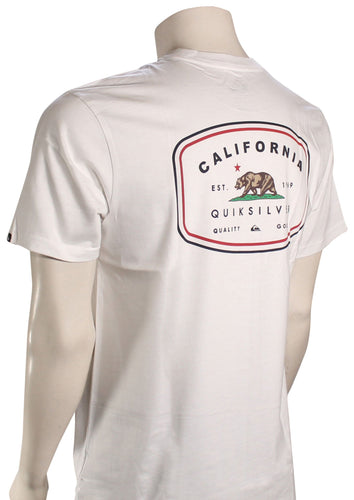 Quiksilver Mens CA Republic Short Sleeve T-Shirt