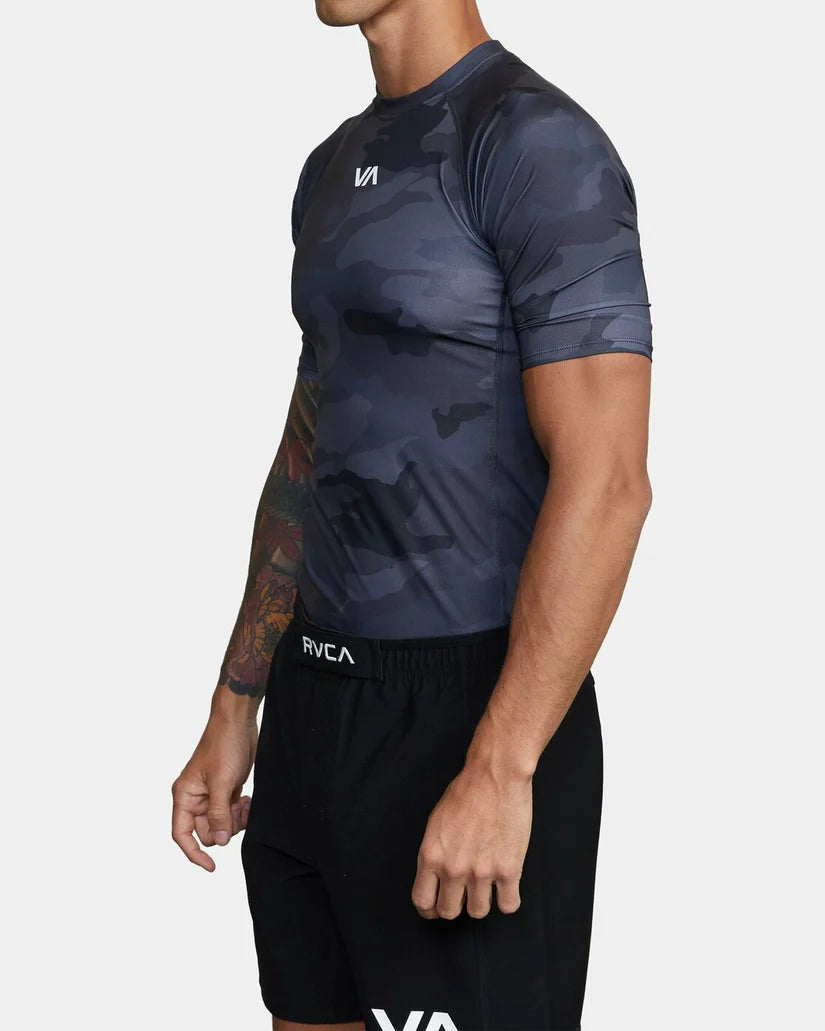Rashguard à manches courtes RVCA VA Sport pour hommes