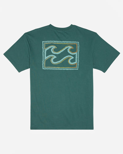 Billabong Boy's Crayon Wave Short Sleeve T-Shirt