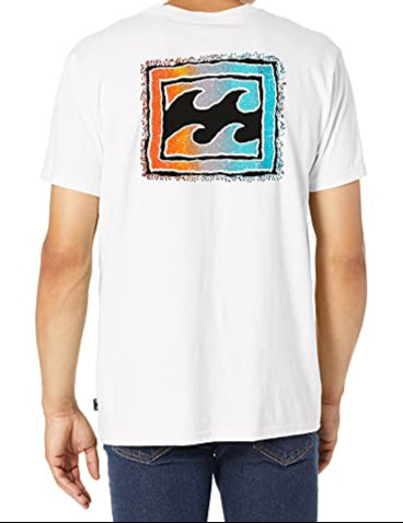 Crayon Wave Jungen Kurzarm-T-Shirt, Weiß: Jungen, Groß