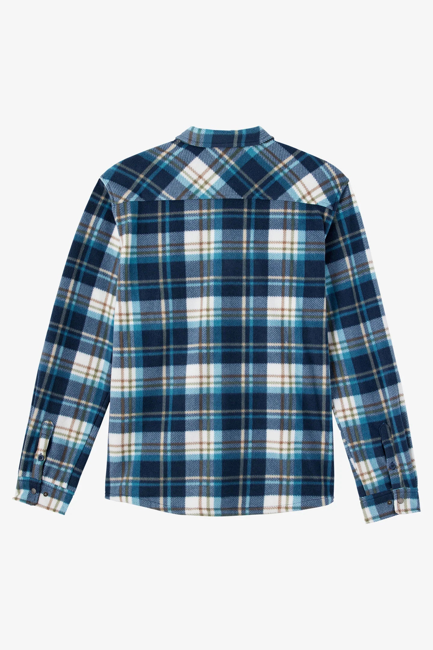 O'Neill Mens Glacier Plaid Superfleece Standard Fit Shirt