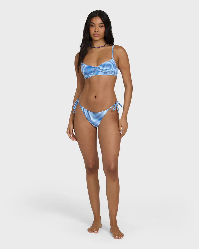 Billabong Women's Mini Wave Check Helena Underwire Bikini Top