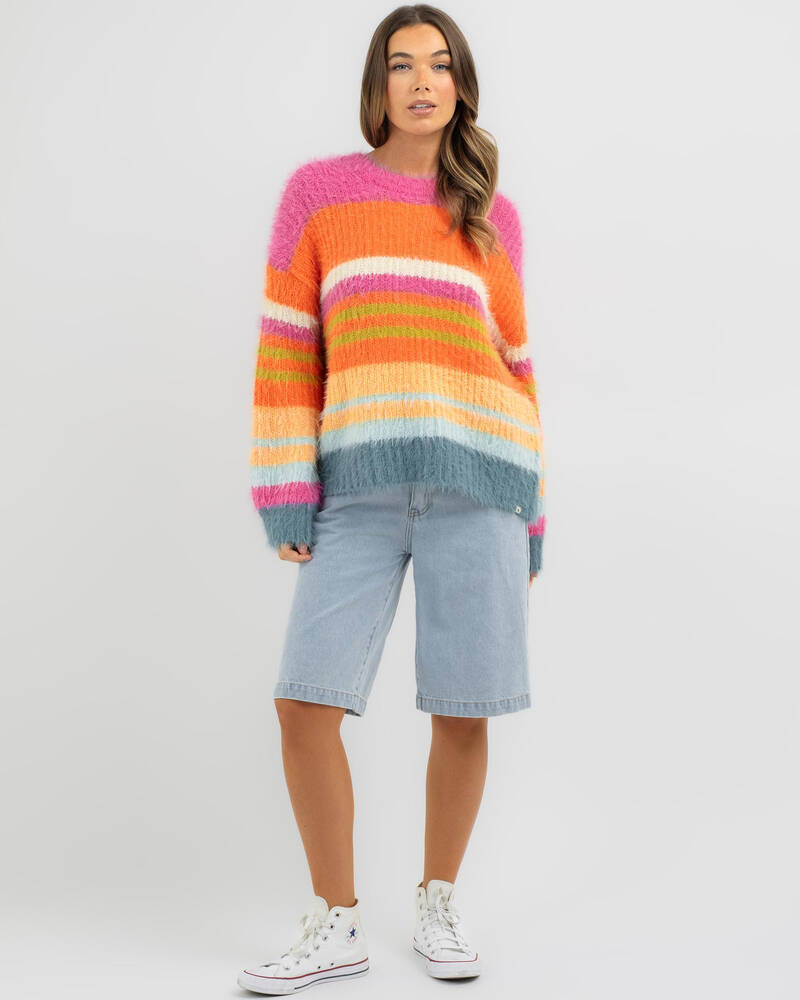 Rip Curl Women's Hibiscus Heat Chunky Stripe Knit