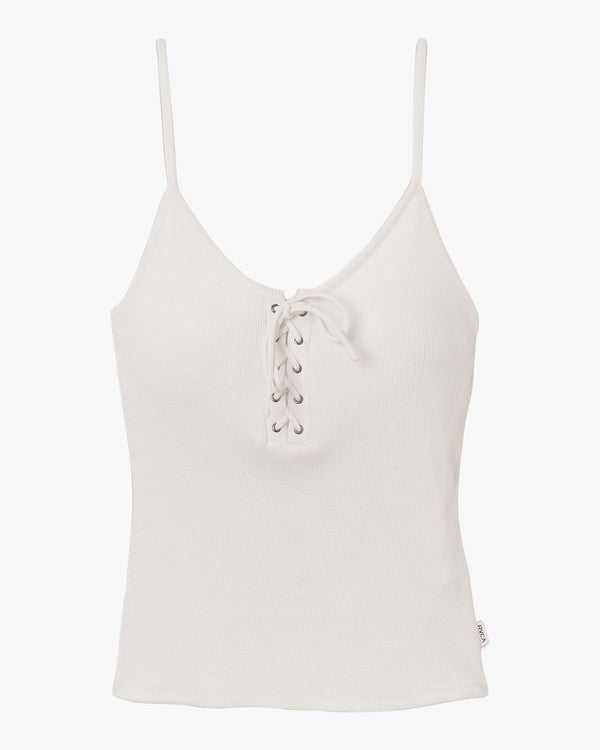 RVCA Womens Hinged Laced Top