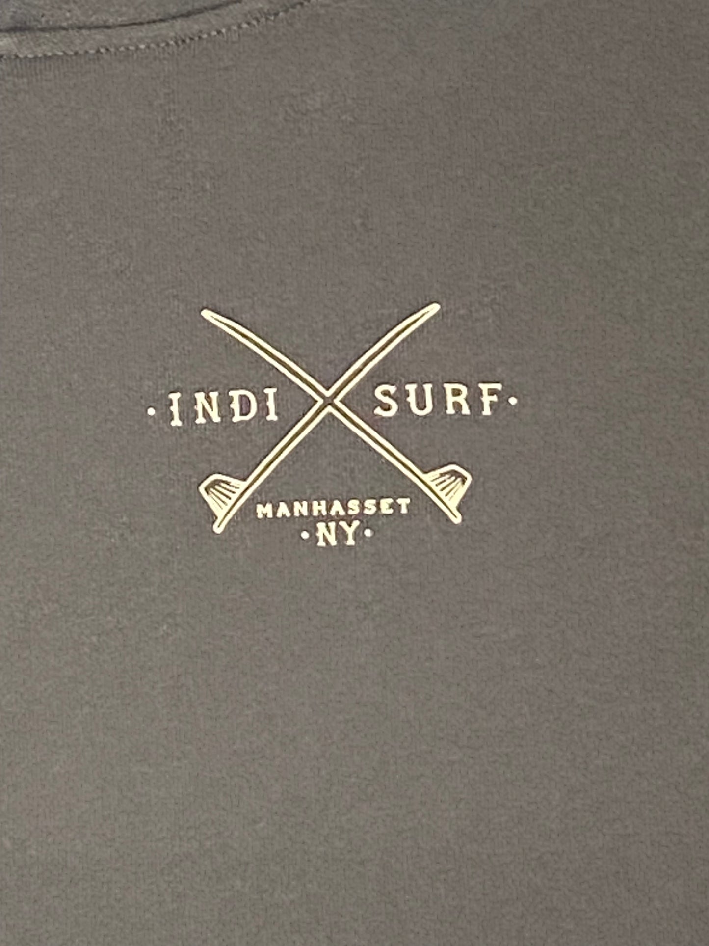 Indi Surf Men's Pull Over Hoodie Storm Blue/White Logo