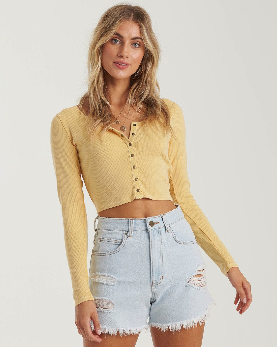 Short en jean Billabong How Bout That pour femme1