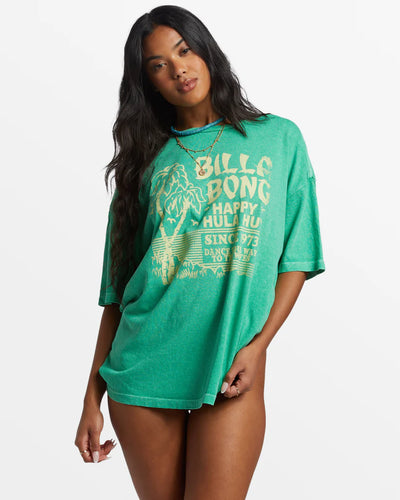 Billabong Womens Hula Hut Oversized T-Shirt