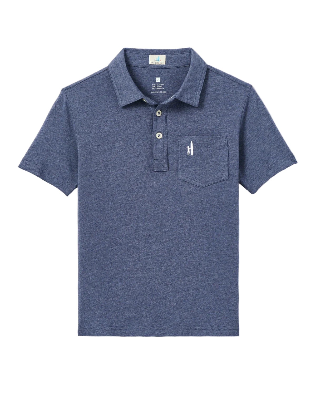 boys starfish heathered original polo main image 1