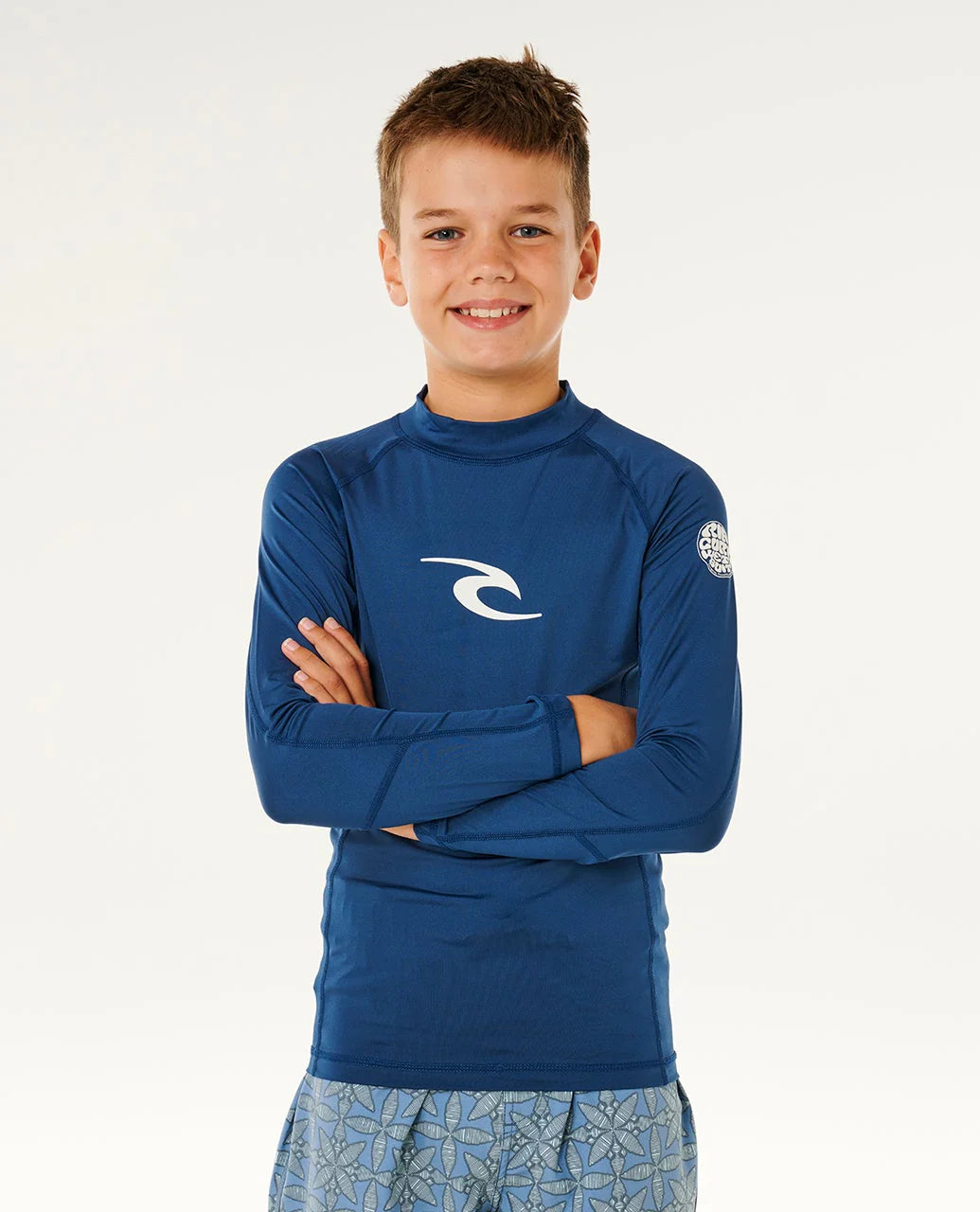 Rip Curl Boys Waves UPF Long Sleeve Rashguard