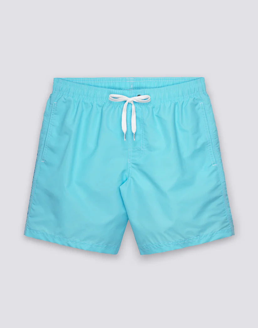 Sundek Mens 16" Mid-Length Elastic Waist Swim Trunk