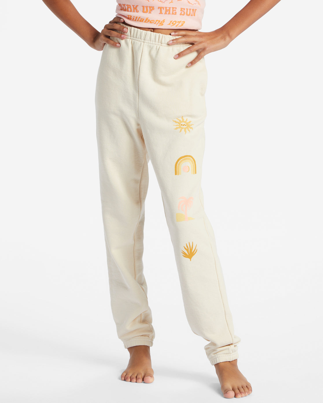 Pantalon de survêtement taille haute Billabong Making Waves pour fille