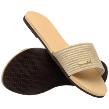 Load image into Gallery viewer, Havaianas Womens You Malta Metalic Slide Sandals