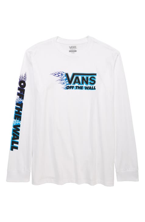 Metallic Flame JUNGEN L/S T-SHIRT-WEISS: JUNGEN X-LARGE