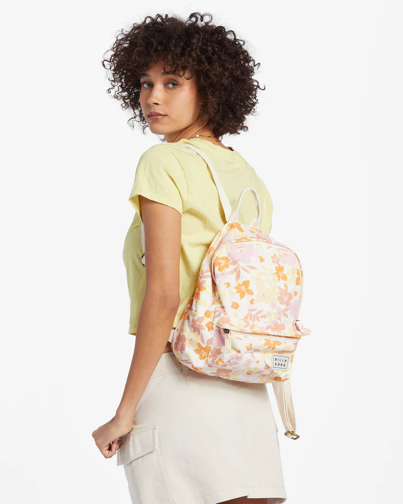 billabong mini mama stripe backpack Billabong Womens Mini Mama Backpack, Green Tropics, Size O/S