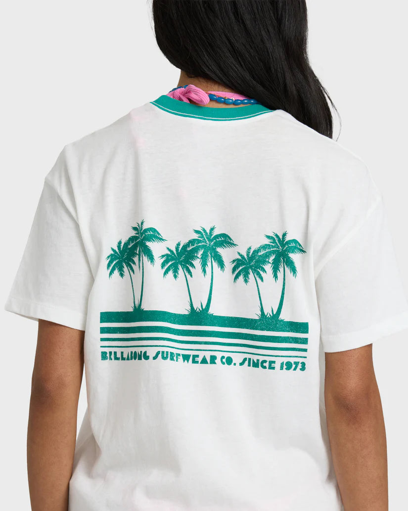 Billabong Womens My Beach Club Short Sleeve T-Shirt