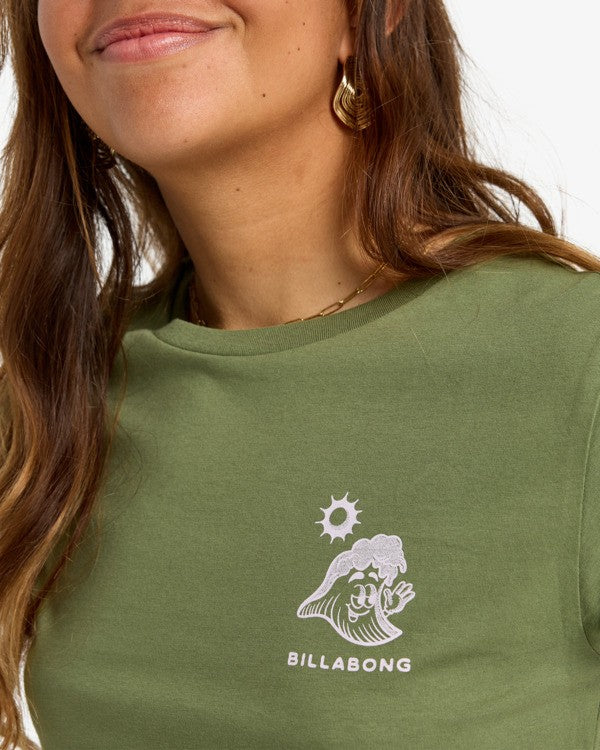 Billabong Womens Oceans Greatest Short Sleeve Tee