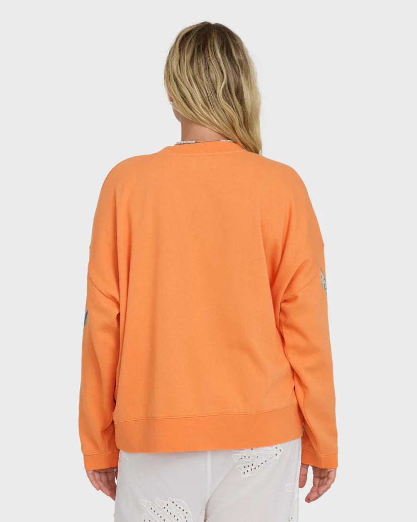 Billabong Women's Palm Rio Crewneck Sweatshirt
