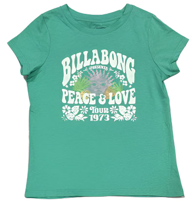 Billabong Mädchen Peace And Love T-Shirt