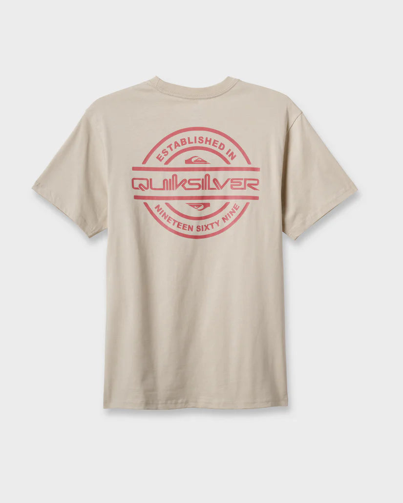 Quiksilver Mens Mirrored Short Sleeve T-Shirt
