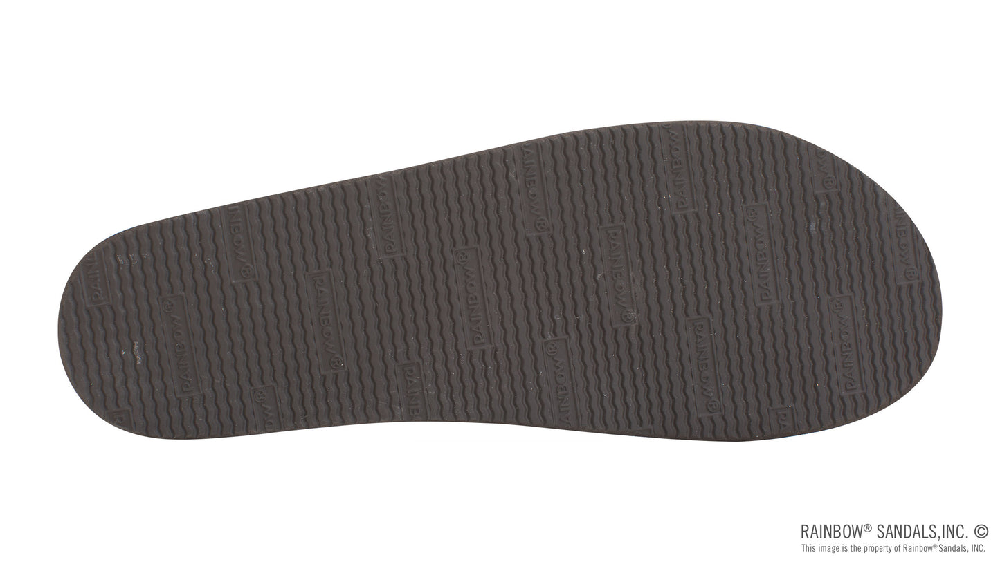 Rainbow Womens Single Layer Hemp with Arch Support and 1/2" Narrow Strap