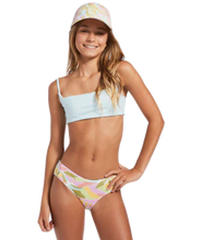 Load image into Gallery viewer, Billabong Girl&#39;s Tropic Crush Reversible Square Crop 2 Piece Bikini Set