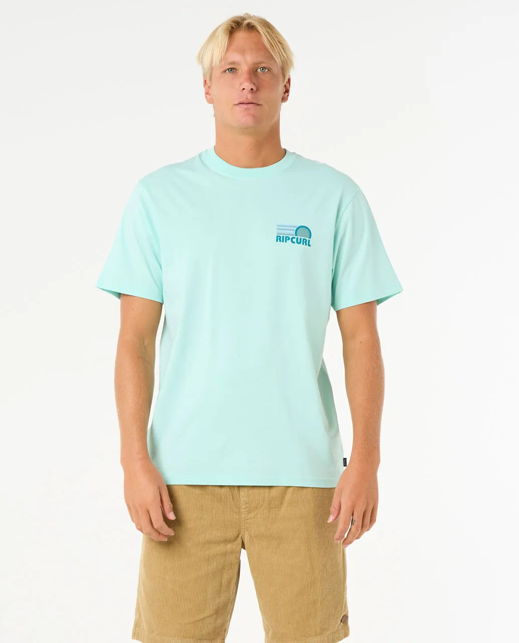 Rip Curl Mens Surf Revival Stacked Short Sleeve T-Shirt