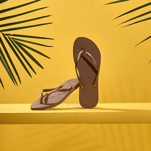 Havaianas Women's Slim Crystal Flip Flip Sandals