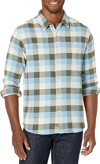 Surchemise Homme En Flanelle à Manches Longues | 100% Coton, Confortable Et Douce | Coupe Décontractée