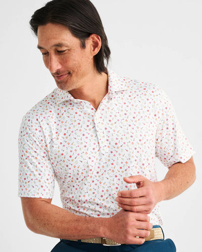 Johnnie-O Men's Shaken Short Sleeve Polo Shirt