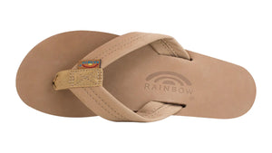 Rainbow Sandals Womens Single Layer Premier Leather 1" Wide Strap Sandals