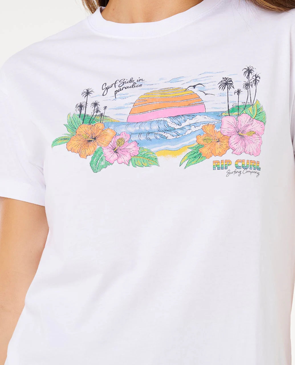 Rip Curl Women's Sun Rays Cropped T-Shirt