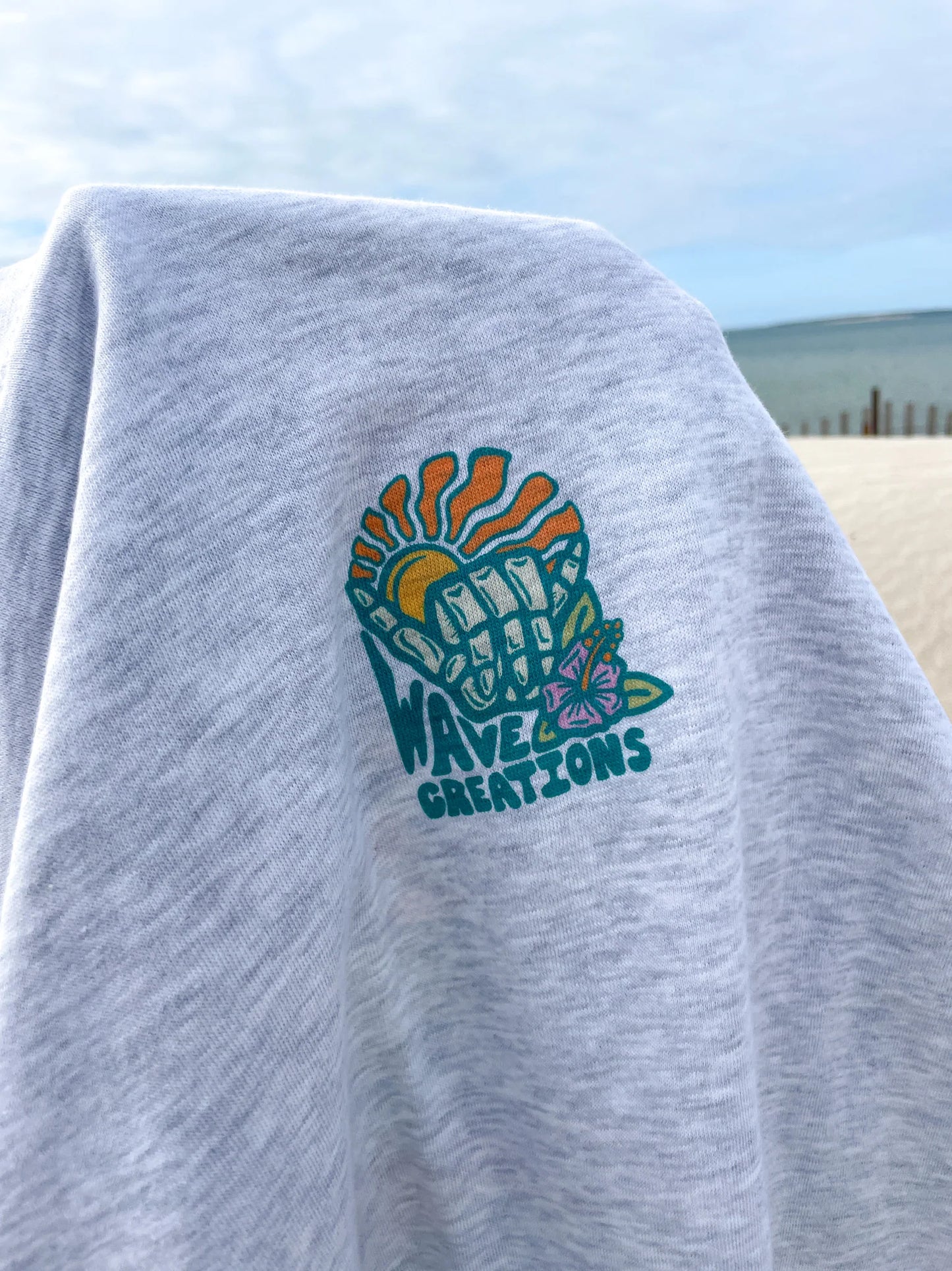 Wave Creations Womens Sunrise Highway Crewneck Sweatshirt