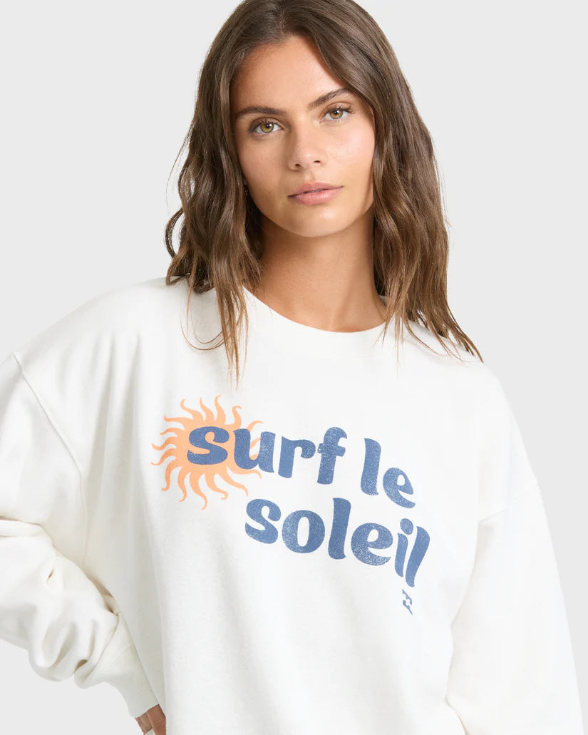 Billabong Women's Seaside Panorama Crewneck Sweatshirt