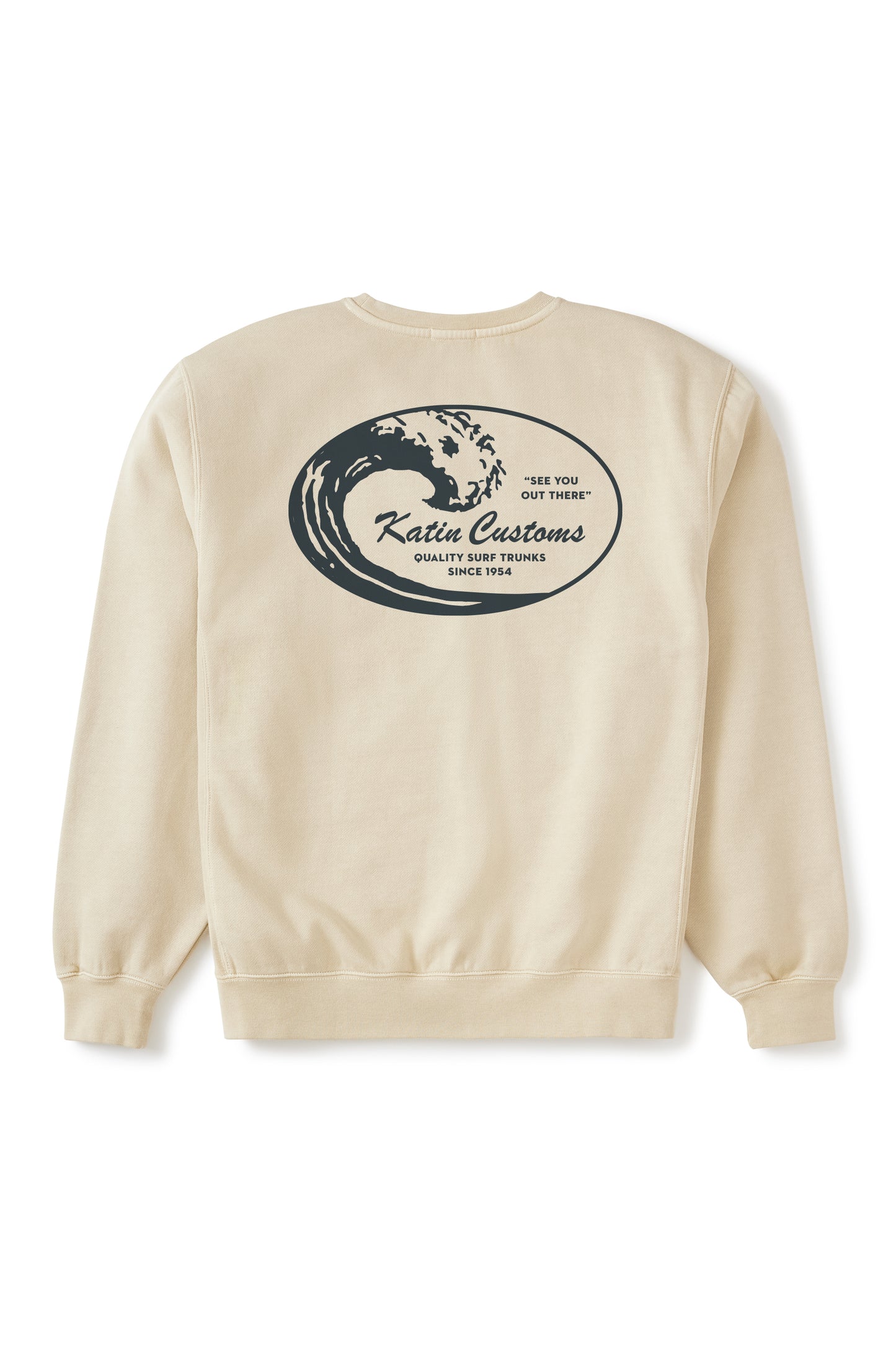 Katin Mens Tidal Crewneck Long Sleeve Swaetshirt