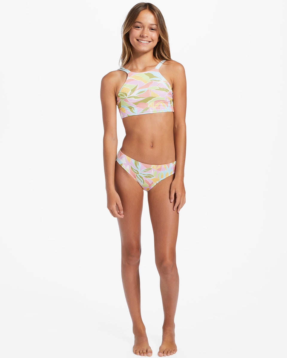 Billabong Girl's Tropic Crush Reversible 2 Piece Bikini Set – Indi Surf