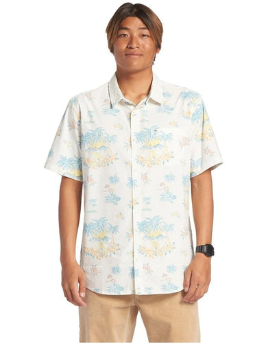 Quiksilver Men's Palm Spirits Hawaiian Shirt