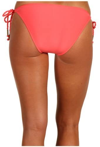 Ella Moss Damen Solids Bikinihose zum Binden an der Seite