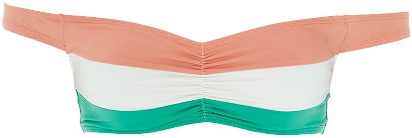 L*Space Womens Color Block Ziggy Top - Indi Surf