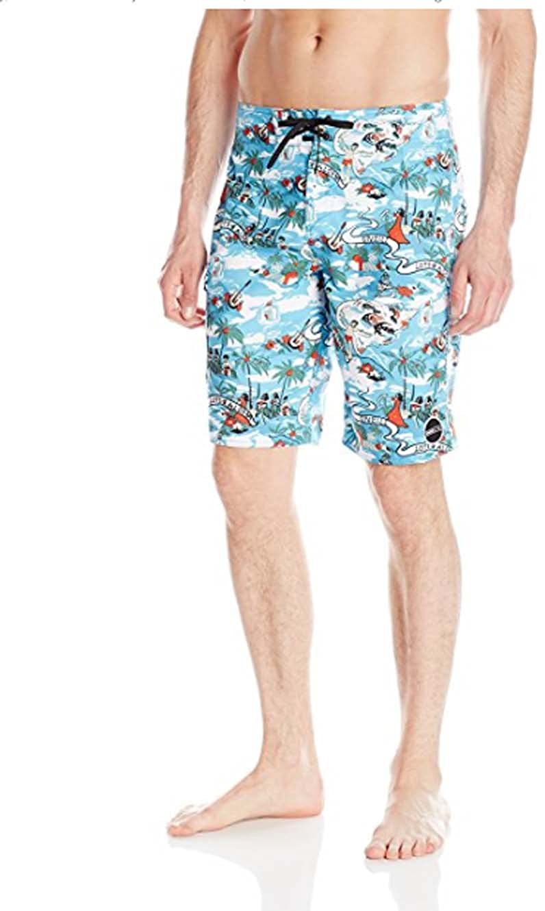 O'NEILL Men's 21 Inch Outseam Ultrasuede Swim Boardshort - Indi Surf