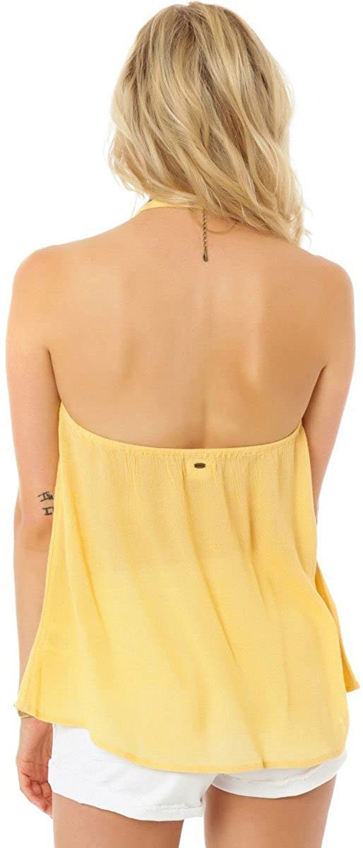 O'Neill Juniors Sylvia Embroidered Halter Tank